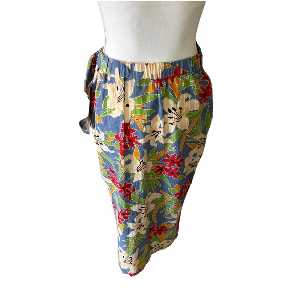 Vintage Chaus Women 2Pc Jacket & Skirt Floral Chip 100% Cotton Gauze Size 12 NOS - Picture 14 of 16